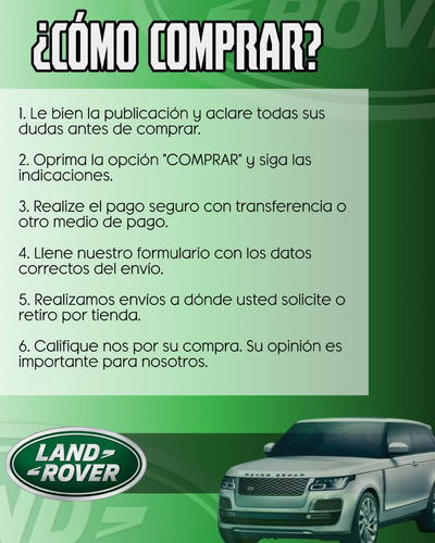 Correa De Transmision Secundaria De Motor Land Rover Foto 2