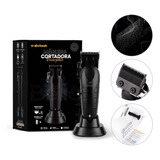 Máquina Cortapelo Inalámbrica Profesional Barbería Kit 0086