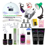 Kit Polygel Poligel Cabine Alongamento Unhas Lixa Mercedes 