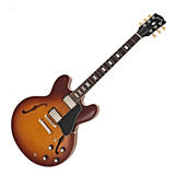 Guitarra Electrica Gibson Es-335 Figured Iced Tea Material Del Diapasón Palo De Rosa Orientación De La Mano Diestro