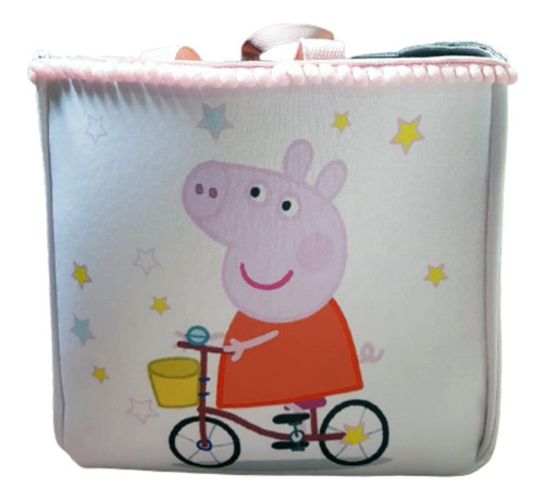 Cesto Contenedor De Tela Organizador De Juguetes Peppa Pig