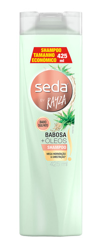Shampoo Seda Babosa E Óleos By Rayza 425ml Atacado Barato