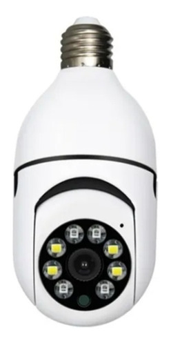 Camera Ip Segurança Lampada Yoosee Panoramica Wifi1080 Espia Cor Branco