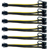 Combo X6 Cable Splitter 6 Pin A 2x 8 (6+2) Pcie Mineria Rig