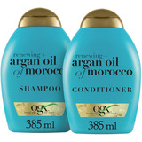 Ogx Renewing + Argan Oil Of Marruecos - Juego De Champú Y Ac