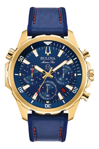 Reloj Bulova Marine Star 97b168,agente Oficial 