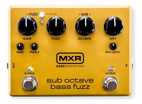 Pedal Mxr M-287 M287 Sub Octave Bass Fuzz Octavador P Bajo