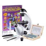 Iqcrew Stem Science Discovery 40x-500x Microscopio Invertido