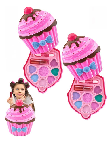 X2 Maquillaje Para Niñas Maquillaje Niñas Cupcake Juguetes 