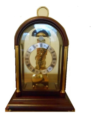 Reloj Mesa  Pared  Aleman Mecanico Cuerda Pendulo Antiguo