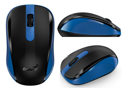 Mouse Inalambrico Genius Nx-8008s Click Silencioso Azul