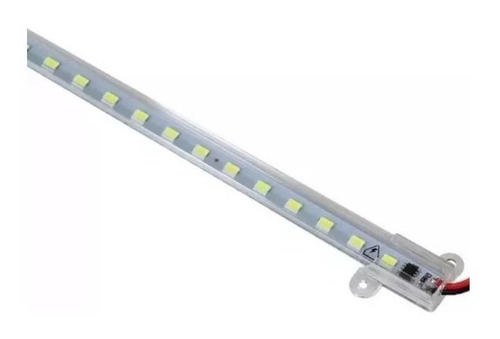 Luz Bajo Alacena Led Directo A 220v Perfil Pvc - 50 Cm X 3un