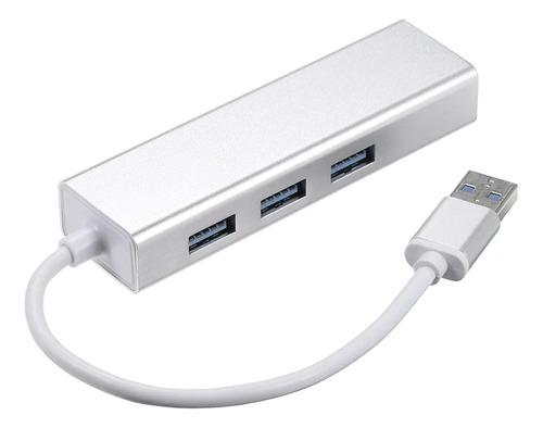 Hub Adaptador Usb A Rj45 Sin Conductor 480mbps Pvc Cobre