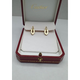 Aretes Cartier Originales Oro/diamantes No Tiffany Bvlgari. 