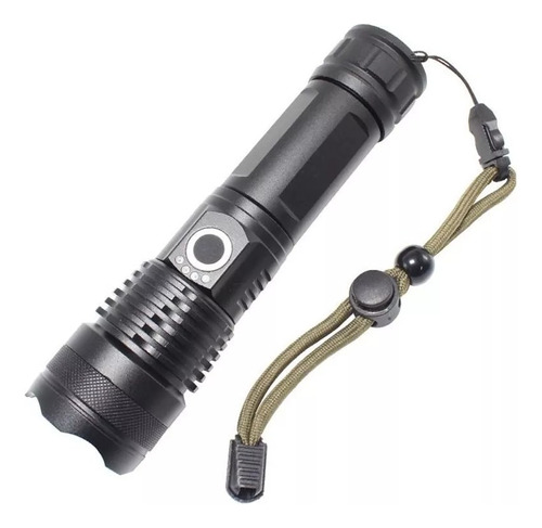 Linterna Tactica Recargable Zoom Metalica Led Rifle