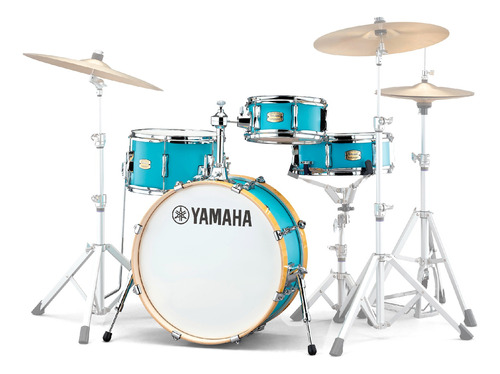 Bateria Compacta Yamaha Sbp0f4hmsg Abedul Mate Surf Green Cu