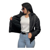 Campera Importada Inflable Pluma + Corderito Dama