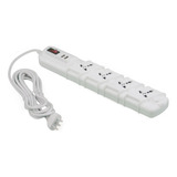 Pack 2 Alargador Multinorma 4 Pos. 3mts 2 Usb Blanco Rittig