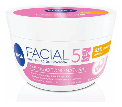 Crema Facial Cuidado 5 En 1 Radiante Y Uniforme 100ml Nivea