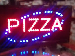 Cartel Led Pizza Abierto Panchos O A Pedido El Que Quieras