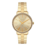 Relógio Orient Feminino Dourado - Fgss0190 C1kx
