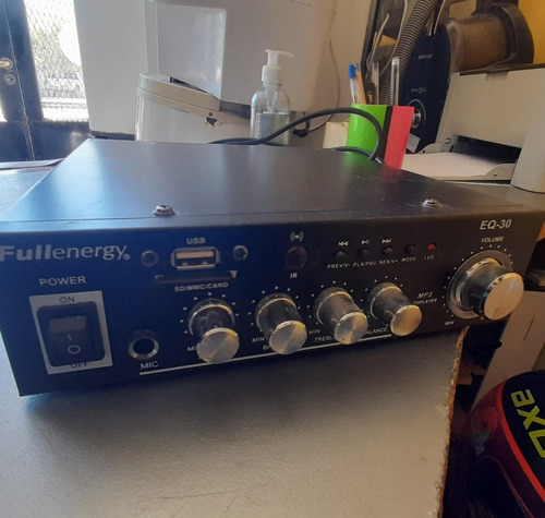 Amplificador Potencia 200w Reproduce Usb Rca Sd Mic 220v 12v
