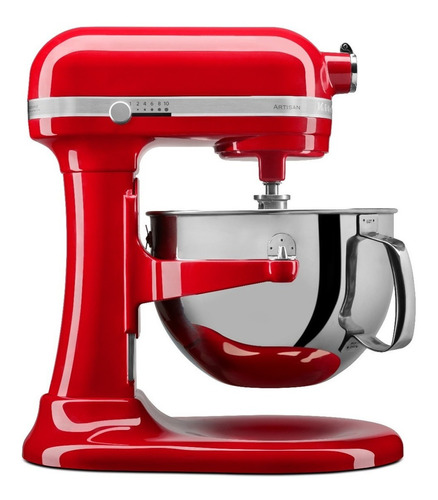 Batidora De Pie Kitchenaid Pro 600 Ksm6583 Roja Pasión 220 v