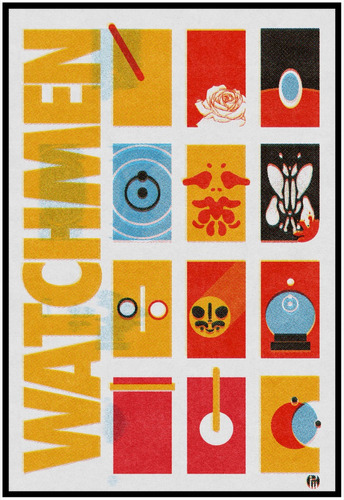 Cuadro Premium Poster 33x48cm Watchmen