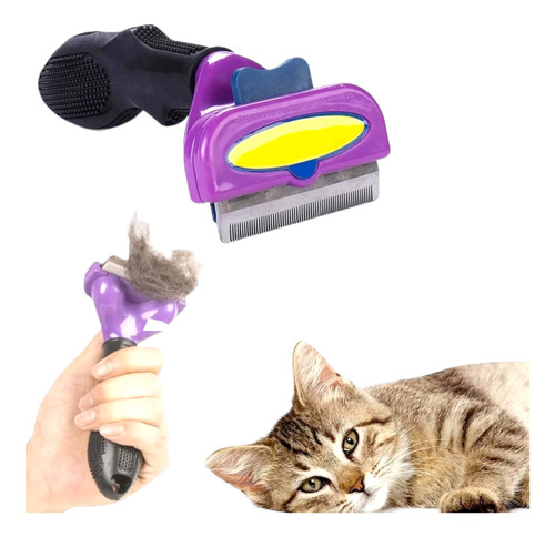 Cepillo Para Gato Furminator Gato Pelo Largo Corto Talla S