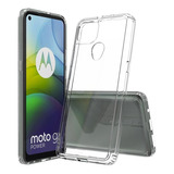 Funda Uso Rudo Acrilico Transparente Motorola Moto G9 Power 
