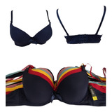 Media Docena De Brasieres Varios Colores Talla 34b-40b