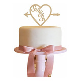 Letrero Para Pastel De Bodas Mrs. And Mr. Topper Cake Art919