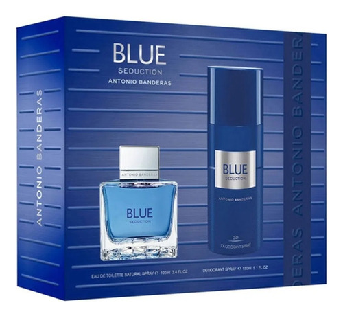 Perfume Hombre Blue Seduction Antonio Banderas 100ml + Desodorante