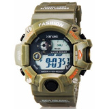 Reloj Quarzo Xinjie X-sport Verde Militar Deportivo