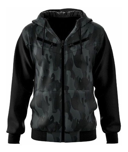 Blusa De Frio Jaqueta Masculina Camuflado Masculina Bolso 