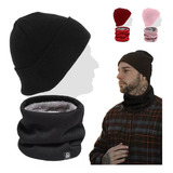 Gorro Bufanda Tejidos Conjunto Para Frio Invierno Unisex 2pz