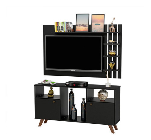 Home Teather Rack Com Painel Tv Até 32 Polegadas Netmobil