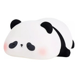 Luminária De Silicone Noturna Panda Recarregável Toque