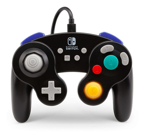 Mando Con Cable Powera Para Nintendo Switch Gamecube Style