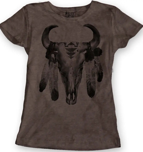 Life Is Strange Horn Skull Blusa Café Dama Rott Wear