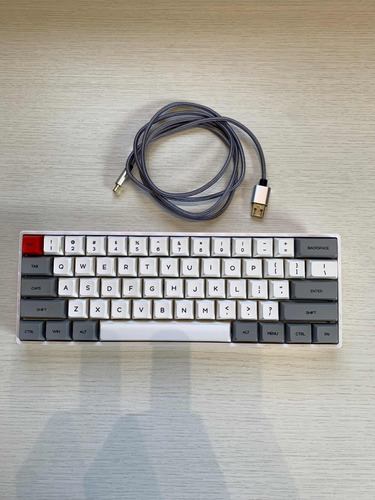 Teclado Mecânico Gamer Sk61 Skyloong Switch Óptico Yellow 