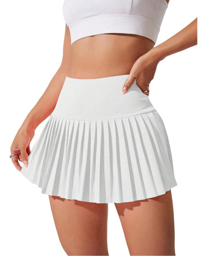 Mini Falda Short Casual Corto Skort Sexy Plisada Mujer