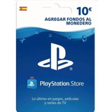 Tarjeta Psn 10 Euros España Codigo Original