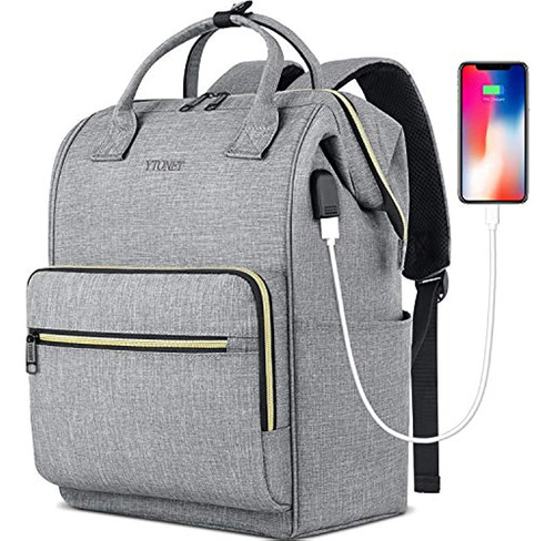 Mochila Para Computadora Portátil Para Mujeres Y Hombres, Mo