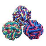 Cuerda De Algodón Wellbro Knots Weave De Chew Toy Para Perro