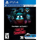 Five Nights At Freddy's Help Wanted Ps4 Playstation 4 