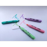 4 Marcatextos Pastel Pelikan Resaltadores Colores Plumones