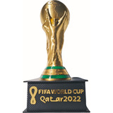 Copa Del Mundo Con Atril Qatar 2022  Fifa Futbol Escala Real