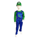 Disfraz De Mario Bros Traje Mariio Y Luigi Cosplay Para Niños