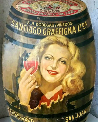 Cartel Antigua Publicidad S.a. Bodegas Y Viñedos Graffigna 